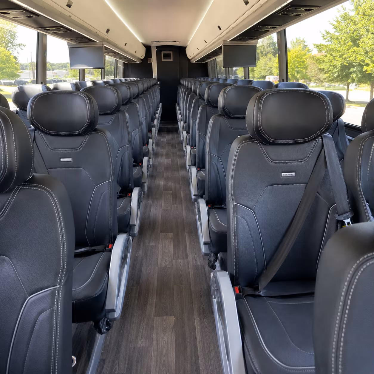 ocala charter bus rental interior