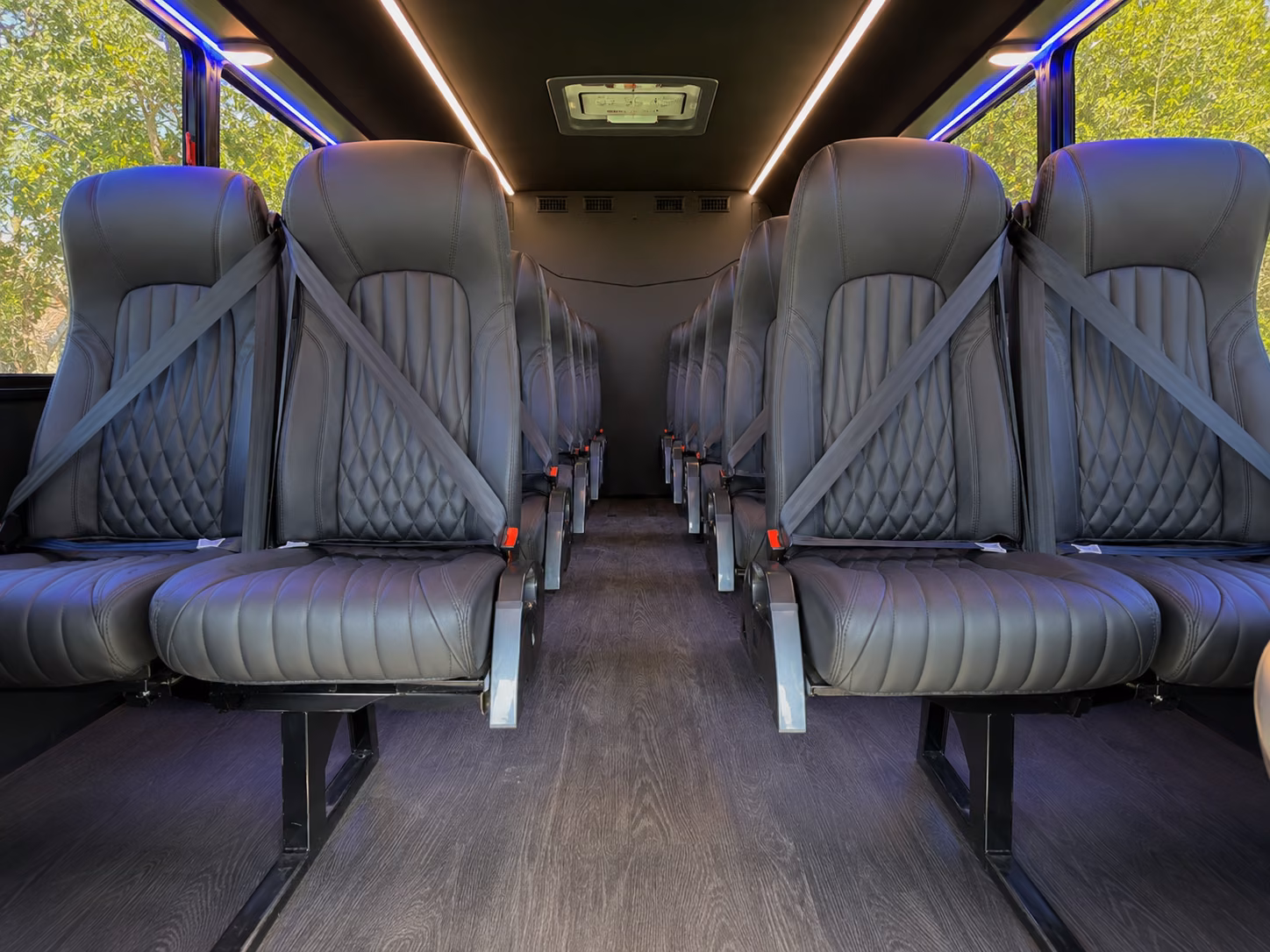 palm coast private event transportation onboard seating